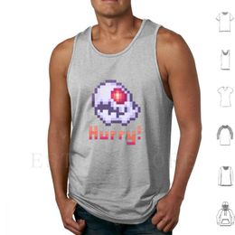 Heren tanktops haast von death spook vest baron blubba arcade 8bit gaming bubble bobble 8 bit gamer pixels pixelart