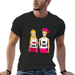 Débardeurs pour hommes J'aime Ken!(Moi aussi).Art gay drôle.Art queer cool !(LGBTQ) T-Shirt édition T-Shirt chemises surdimensionnées hommes