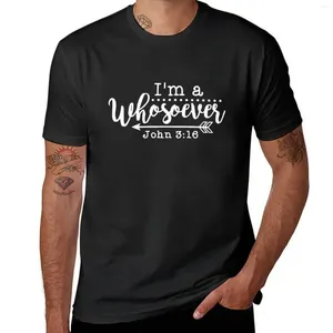 Débardeurs pour hommes Je suis un quiconque John 3:16 Christian Tshirt Sweat à capuche Cas de téléphone et cadeaux T-shirt