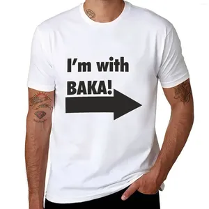 Heren tanktops Ik ben met Baka!T-shirt oversized t-shirt vintage kleding snel drogen op maat shirts workout voor mannen