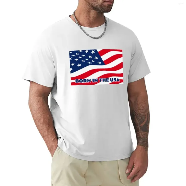 Les débardeurs masculins aux États-Unis T-shirt Top d'été Blanks Sports Fans de sport Tee à manches courtes hommes