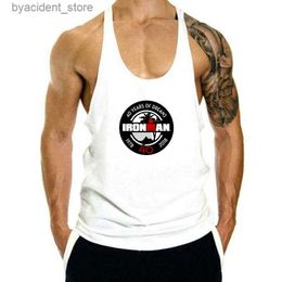 Débardeurs homme Ironman 40 ans de rêves Triathlon hommes débardeur blanc hommes sans manches S M L Xl 2xl 3xl hauts débardeur col rond hommes manteau manches L240319