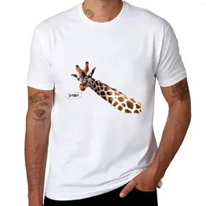 Tanktops voor heren Jambo Giraffe T-shirt Shirts Grafische T-shirts Sneldrogend Customs T For Men Katoen