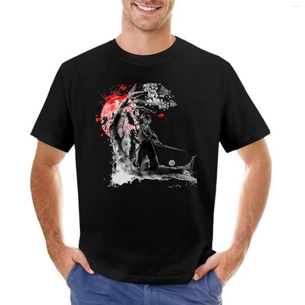 Camisetas sin mangas para hombre, camiseta samurái japonesa, moda coreana lisa, camisetas gráficas para hombre, Anime