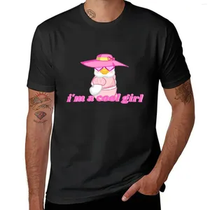 Les débardeurs masculins Jenny le canard - webkinz cool girl t-shirt coutumes vintage noirs hommes t-shirts graphiques drôles
