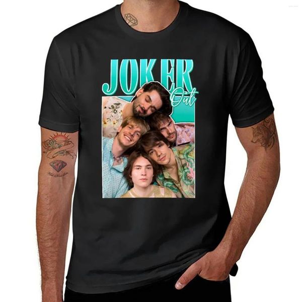 Débardeurs pour hommes Joker Out Carpe Diem Eurovision Song Contest 2024 Slovénie Y2K T-shirt T-shirt noir Chemises ajustées pour hommes