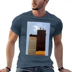 Herentanktops juli 1971 Constructie The Twin Towers T-shirt grappige t-shirt man kleren anime gewoon zwarte shirts mannen