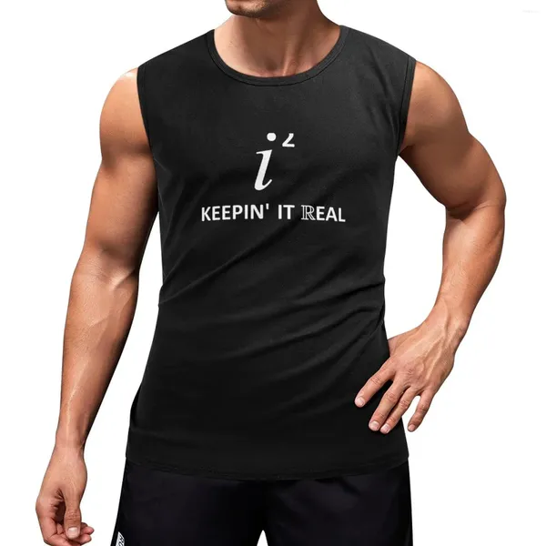 Débardeurs pour hommes Keepin' It Real Top Bodybuilding Man Vêtements Gym Hommes T-shirts