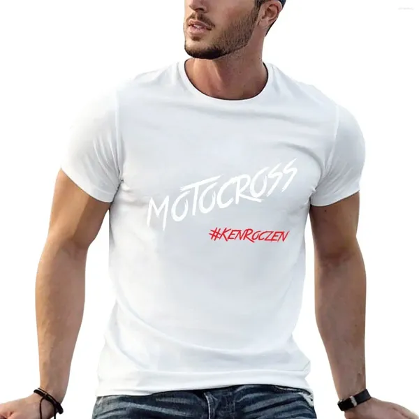 Tobs de débardeur pour hommes Ken Roczen - T-shirt de motocross Tees Boys Blancs T-shirts Mens Casual Elemy