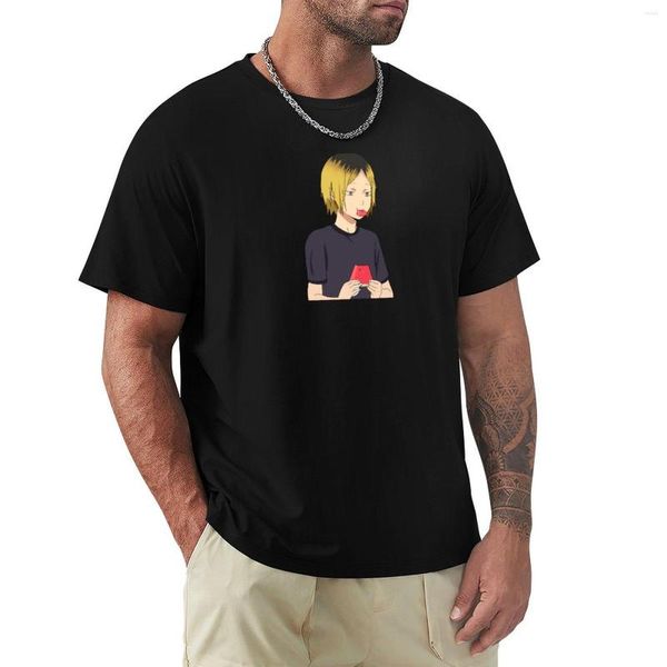 Camisetas sin mangas para hombres Camiseta Kenma Camiseta con estampado de animales para niños Camisetas de peso pesado para hombres