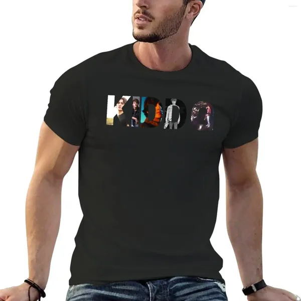 Camisetas para hombres para hombres Kidd G Camiseta clásica Camiseta Camiseta Black Blank Shirts Hombre hombre blanco