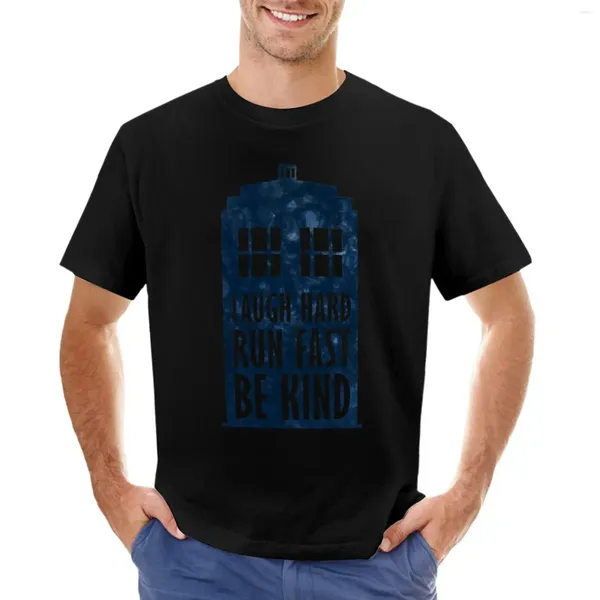 Débardeurs pour hommes Laugh Hard - Run Fast Be Kind T-Shirt Vintage Vêtements mignons