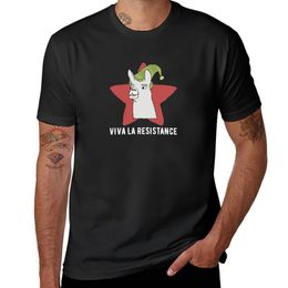 Débardeurs pour hommes Lamas avec chapeaux VIVA LA RESISTANCE TShirt graphique t-shirts hippie vêtements grande taille chemise hommes 230802