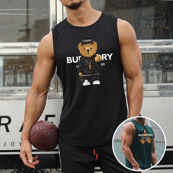 Débardeurs pour hommes Loose Men Running Vest 2023 Outdoor Street Basketball Gym Chemise de luxe sans manches Quick Dry Fitness Cloth Bodybuilding 230424