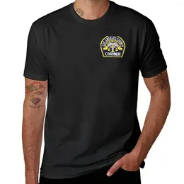 Débardeurs pour hommes Los Angeles County Coroner T-shirt court et lourd T-shirts graphiques hommes décontractés élégants