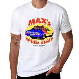 Camisetas para hombres Mad Max's Speed Shop Camiseta Boys Animal Print Anime Aduanas Tamisetas