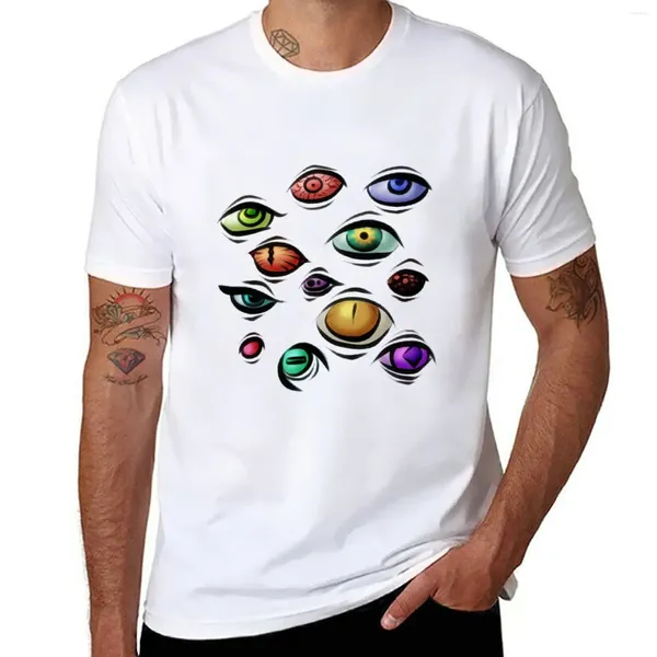 Camisetas sin mangas para hombre, camiseta con muchos ojos, gráficos de talla grande, camisetas gráficas para fanáticos de los deportes, divertidas