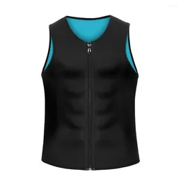 Men tanktops mannelijke verbetering Vest Spier Bepaling van mannen o-neck mouwloze zipper Placket Fitness Nanometer Tech