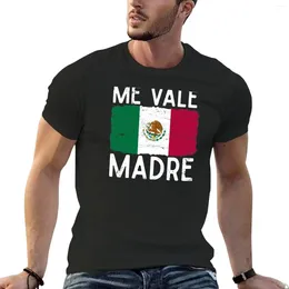 Herentanktops me bovenaan vale madre spaans jargon grappige quote Mexicaanse vlag T-shirt zomer top kleding heren groot en lange t-shirts
