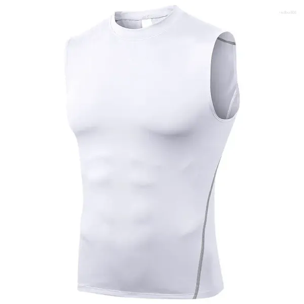 Camisetas sin mangas para hombre, camiseta de culturismo para hombre, camiseta de gimnasio de baloncesto de secado rápido, camiseta sin mangas de compresión para hombre, chaleco de Fitness, camisetas para hombre