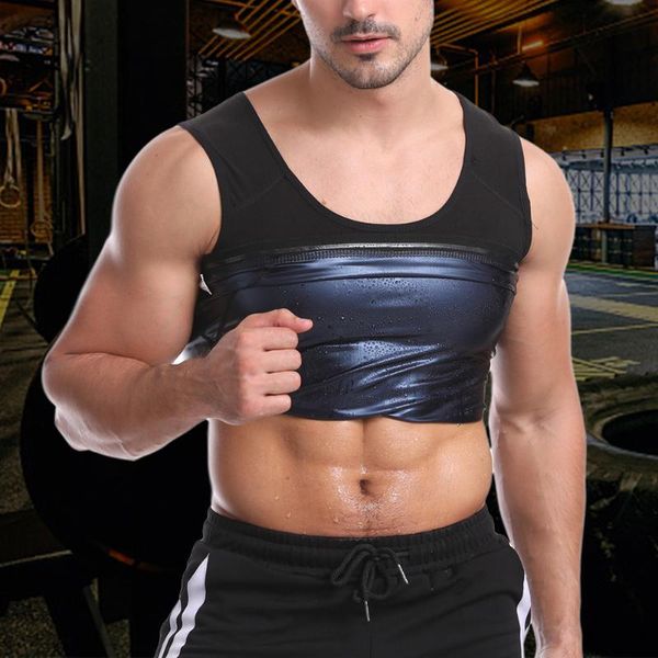 Débardeurs pour hommes Hommes Gym Entraînement Sous-vêtements Bodybuilding Sweat Sauna Fitness Gardez Thermique Séchage rapide Taille Entraîneur Stretch Perte de poids