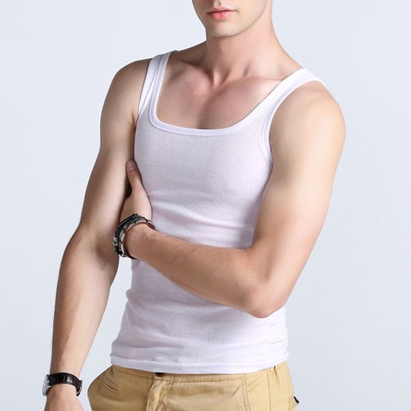 Camas de tanques para hombres Chaleco para hombres Cotton Fitness Hurdle Sports Chalecos deportivos Summer sexy Camisola ajustada Camisetas de sudor elásticas de sudor LGBT Man Clothing 230422