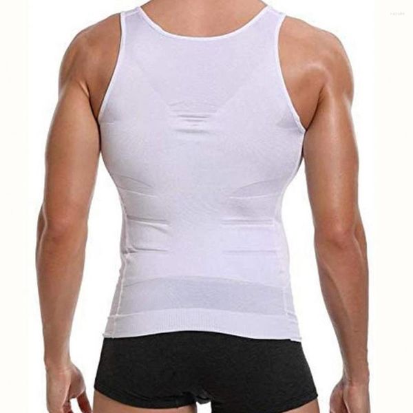 Camisetas sin mangas para hombre, chaleco moldeador de compresión Premium, Control de barriga, transpirable, Top deportivo para gimnasio