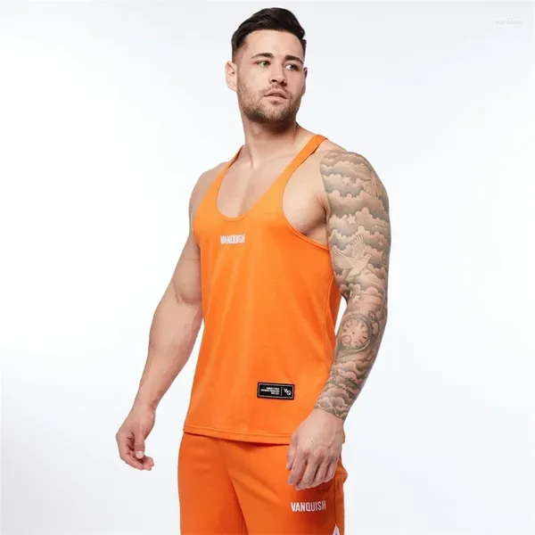 Débardeur pour hommes pour hommes veste sport fitness de fitness d'été pour hommes de mode