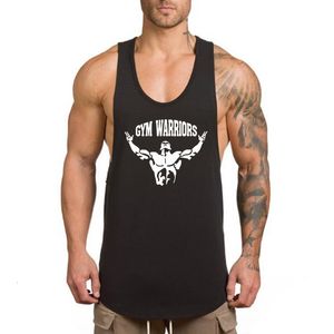 Hommes Débardeurs Hommes Gym Fitness Chemise Sans Manches Muscle Vêtements Sporting Marque Top Workout Bodybuilding Running Singlets Mode Gilet 230720