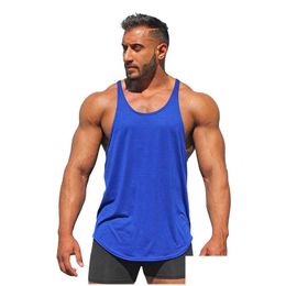 Débardeurs pour hommes Hommes Y-Back Muscle A-Shirts Réservoirs Mtipack Drop Delivery Vêtements Sous-vêtements Dhh6O