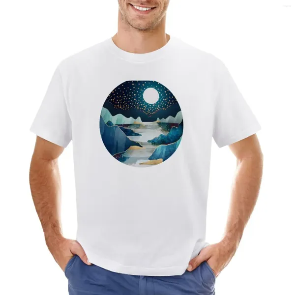 Tabbus de débardeur masculin T-shirt lunaire plus taille de vêtements d'anime chemises graphiques t-shirts masculins drôles
