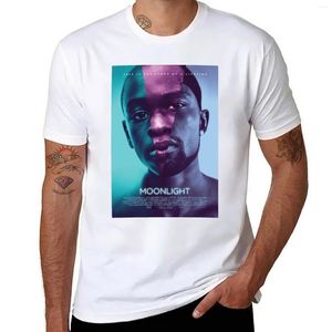 Débardeurs pour hommes, affiche au clair de lune, T-Shirt vierge, vêtements esthétiques, chemise surdimensionnée, vêtements mignons pour hommes