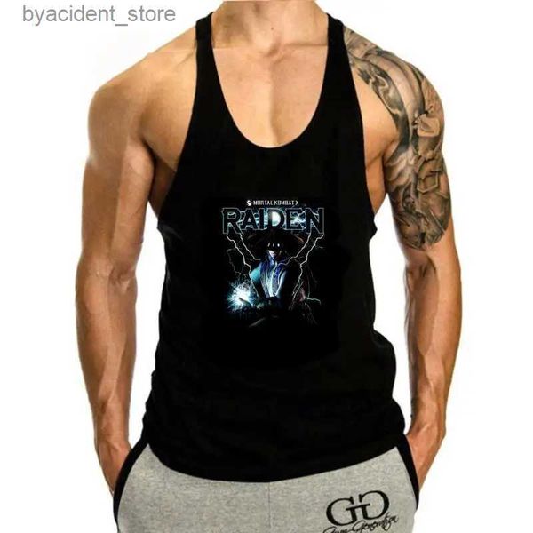 Débardeurs pour hommes Mortal Kombat Raiden Fight Game Nouveau Tee 2024 débardeur hommes Femmes Marine Noir S-3Xl.42e 30e 40e 50e anniversaire débardeur hommes L240319