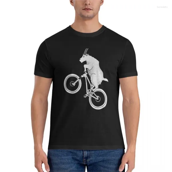 Camisetas sin mangas para hombre, camiseta clásica de cabra para bicicleta de montaña, camisetas ajustadas para hombres, niños, estampado Animal, divertidas para hombres