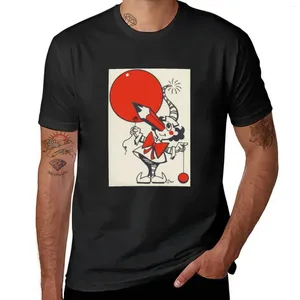 Heren tanktops Mr Squiggle met ballon en jojo T-shirt op maat gemaakte T-shirts grafische shirt tees voor mannen pack