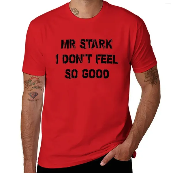 Les débardeurs masculins Mr Stark Je ne me sens pas si bon t-shirt infini t-shirts Blouse T-shirt à manches courtes à séchage rapide