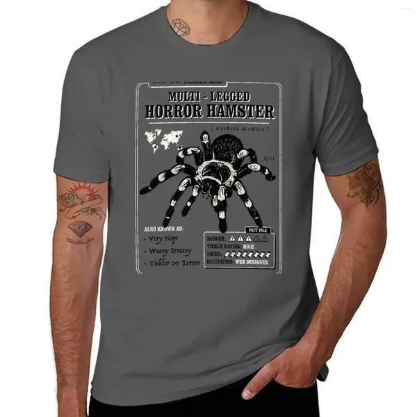 Débardeurs pour hommes Tops multi-jambes Horreur Hamster T-shirt Hippie Vêtements Mode coréenne Hommes Vintage T-shirts