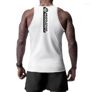 Débardeur masculin muscleguys mesh gym top mens muscle manche t-shirt workout cachets de linge de bodybuilding singlets