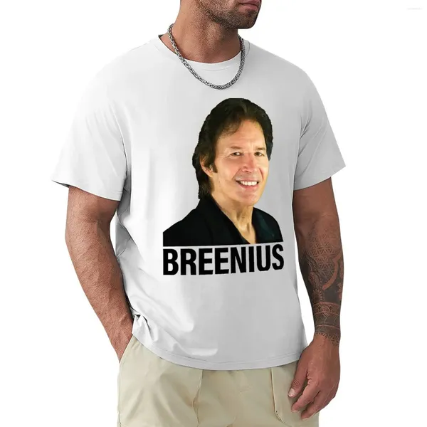 Tobs de débardeur pour hommes Neil Breen The Breenius T-shirt Summer Graphics Blouse Plain White T-Shirts Men