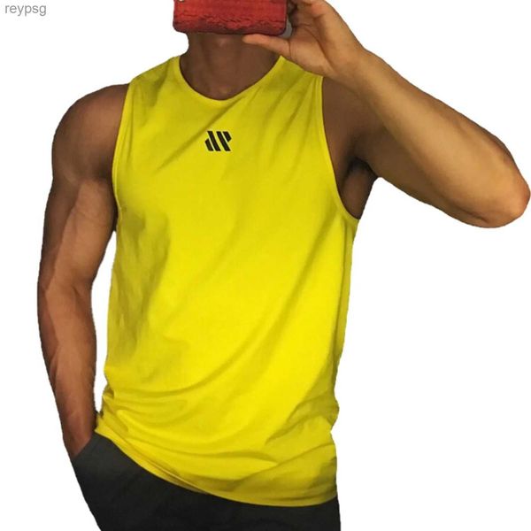 Camisetas sin mangas para hombre Nuevo chaleco sin mangas de malla deportiva táctica de verano para hombre Gimnasio masculino Equipo para correr Entrenamiento Deportes musculares Tops transpirables Camiseta YQ240131