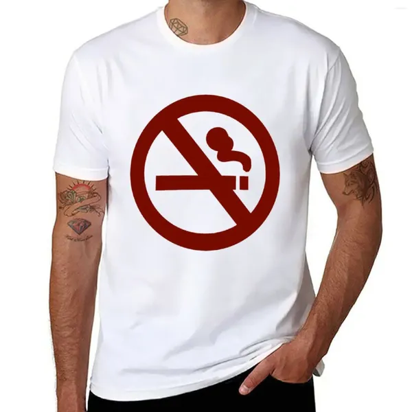 Camisetas sin mangas para hombre No fumar camiseta de ajuste relajado blusa camiseta hombre ropa vintage gráfico para hombre