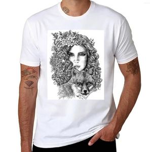 Débardeurs pour hommes de Mabon T-Shirt vêtements hippie esthétique plaine noir t-shirts hommes