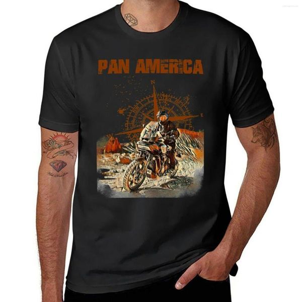 Camisetas sin mangas para hombre, camiseta Pan America Motorcycle Big Trail 2023, camisetas para fanáticos de los deportes, camisetas altas de Anime para hombre