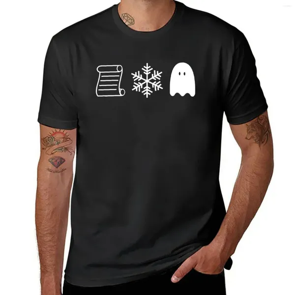 Débardeurs pour hommes Paper Snow A Ghost T-shirt Vêtements d'été Mode coréenne T-shirts à séchage rapide pour hommes Pack