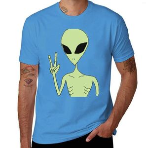 Débardeurs pour hommes T-Shirt Peace Alien T-Shirt graphique T-shirts homme vêtements pour hommes