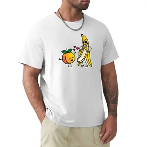 Mannen Tank Tops Perzik Banaan Grappig Bijpassend Paar Ondeugende Cartoon Valentijnsdag T-shirt Leuke Sweatshirts Heren Vintage T