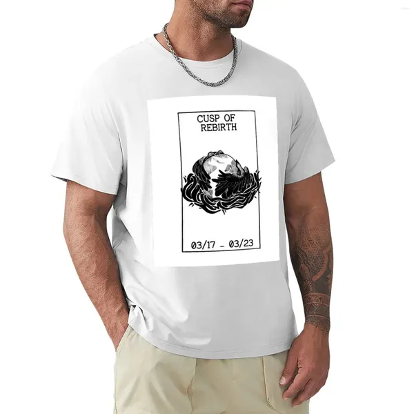 Camisetas sin mangas para hombre PISCIS/ARIES: Cúspide del renacimiento. Camiseta Ver 2, ropa bonita, camisetas de talla grande, algodón de Anime