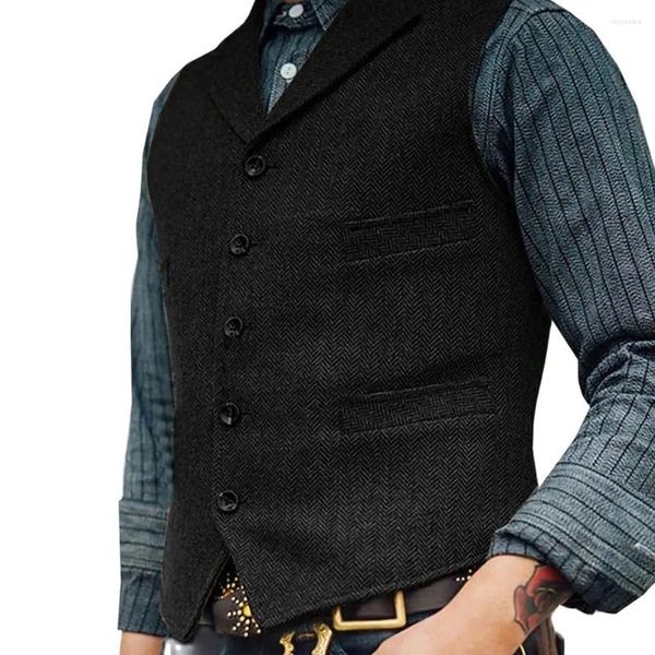 Débardeurs pour hommes Plus Taille Hommes Mode Loisirs Stand Poche Gilet Vêtements 2024 Simple Boutonnage Mâle Sans Manches Chemise Décontractée Vêtements D'extérieur Hommes