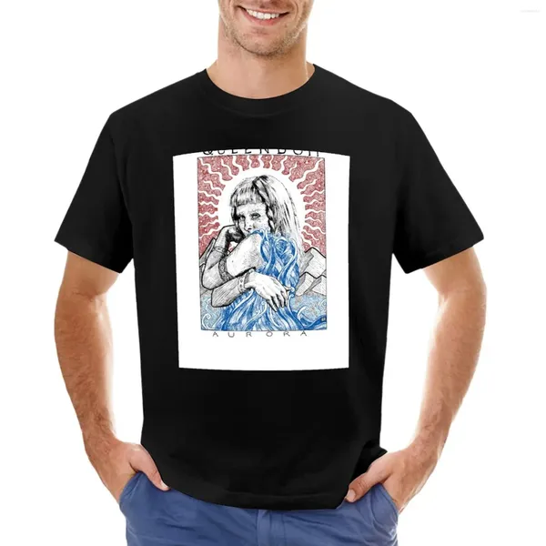 Tobs de débardeur pour hommes Queendom par Aurora T-shirt T-shirts surdimensionnés Tees Men blancs simples