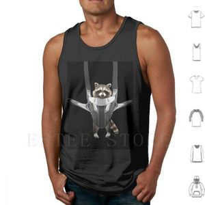 Débardeurs homme Raccoon Whisperer Vest sans manches Baby Scooter The Buddy Racoon